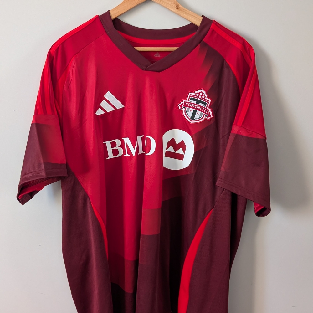 Toronto Adidas Red Soccer Jersey